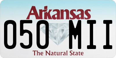 AR license plate 050MII