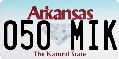 AR license plate 050MIK