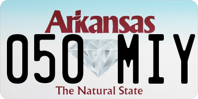 AR license plate 050MIY