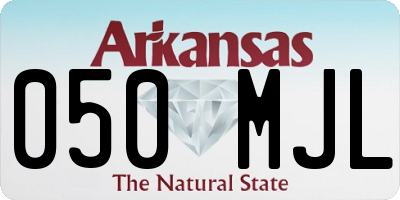AR license plate 050MJL
