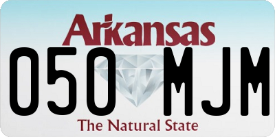 AR license plate 050MJM