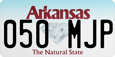 AR license plate 050MJP