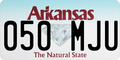 AR license plate 050MJU