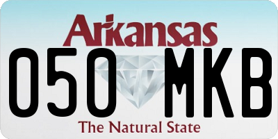 AR license plate 050MKB
