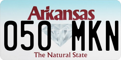 AR license plate 050MKN