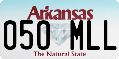 AR license plate 050MLL
