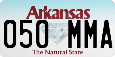 AR license plate 050MMA