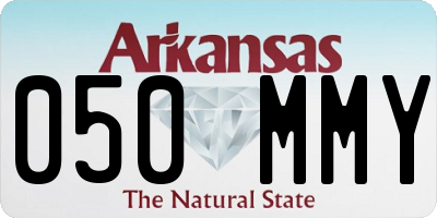 AR license plate 050MMY