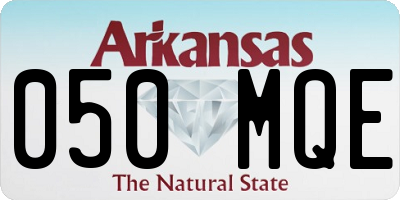 AR license plate 050MQE