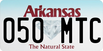 AR license plate 050MTC