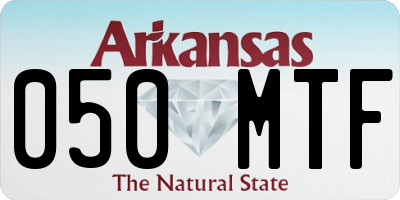 AR license plate 050MTF