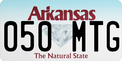 AR license plate 050MTG