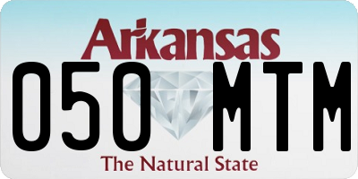 AR license plate 050MTM