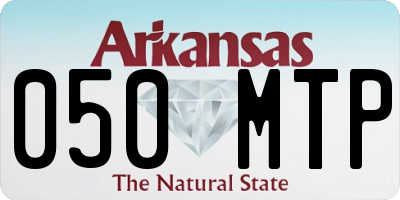 AR license plate 050MTP