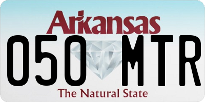 AR license plate 050MTR