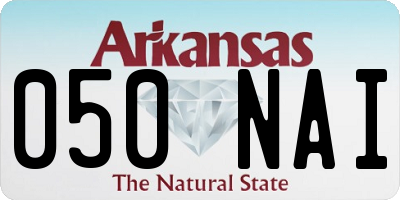 AR license plate 050NAI