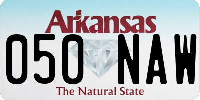 AR license plate 050NAW