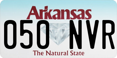 AR license plate 050NVR