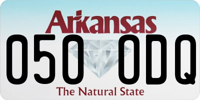 AR license plate 050ODQ
