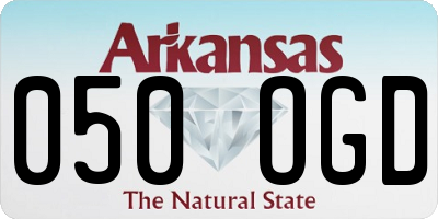 AR license plate 050OGD