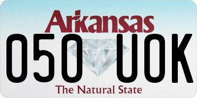 AR license plate 050UOK