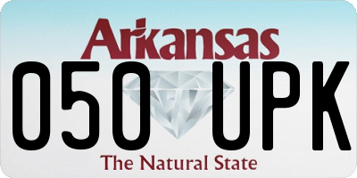 AR license plate 050UPK