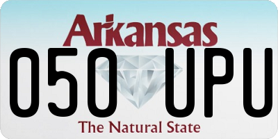 AR license plate 050UPU
