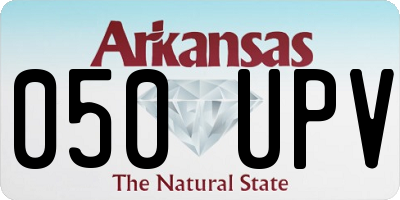 AR license plate 050UPV
