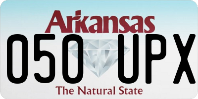 AR license plate 050UPX
