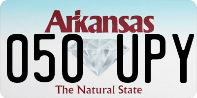 AR license plate 050UPY