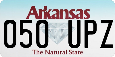 AR license plate 050UPZ