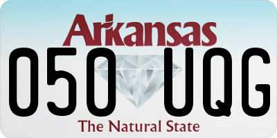 AR license plate 050UQG
