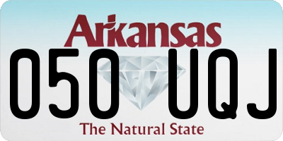 AR license plate 050UQJ