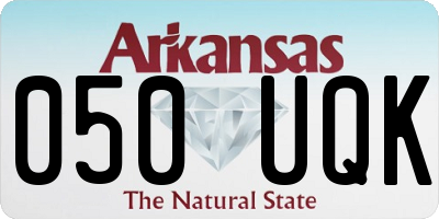 AR license plate 050UQK
