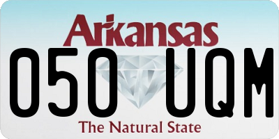 AR license plate 050UQM