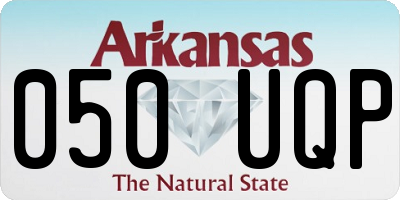AR license plate 050UQP