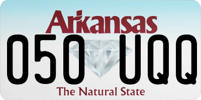 AR license plate 050UQQ