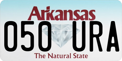 AR license plate 050URA