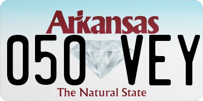 AR license plate 050VEY