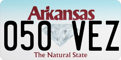 AR license plate 050VEZ