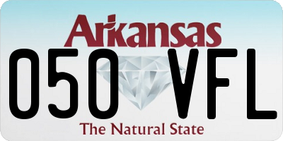 AR license plate 050VFL