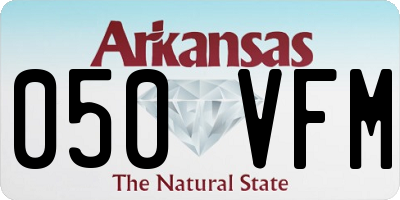 AR license plate 050VFM
