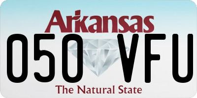 AR license plate 050VFU