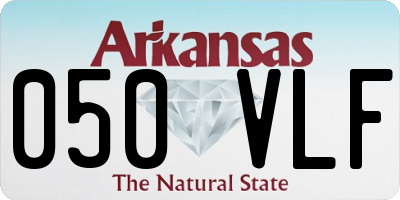 AR license plate 050VLF