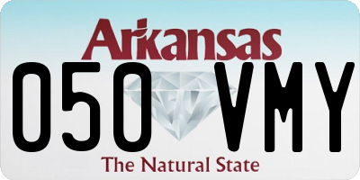 AR license plate 050VMY