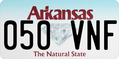 AR license plate 050VNF
