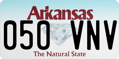 AR license plate 050VNV