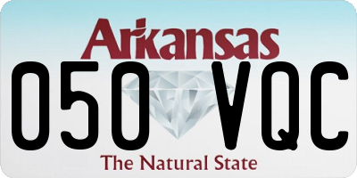 AR license plate 050VQC
