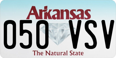 AR license plate 050VSV