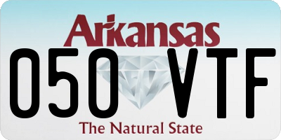 AR license plate 050VTF